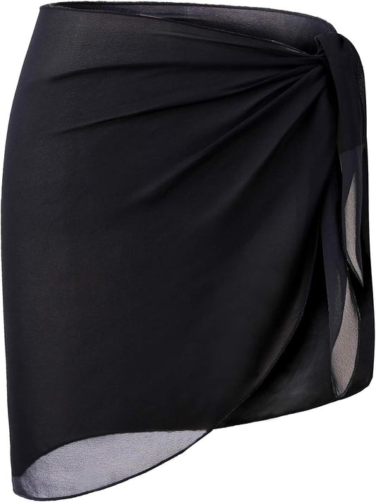 Women'S Swimsuit Cover up Sarong Bikini Swimwear Beach Cover-Ups Wrap Skirt